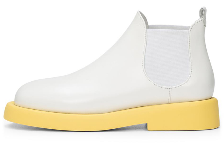 Marsèll Chelsea Boot 'White Yellow Fashion Leather'