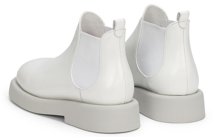 Marsèll Chelsea Leather Boot 'Fashion White' 圖 5