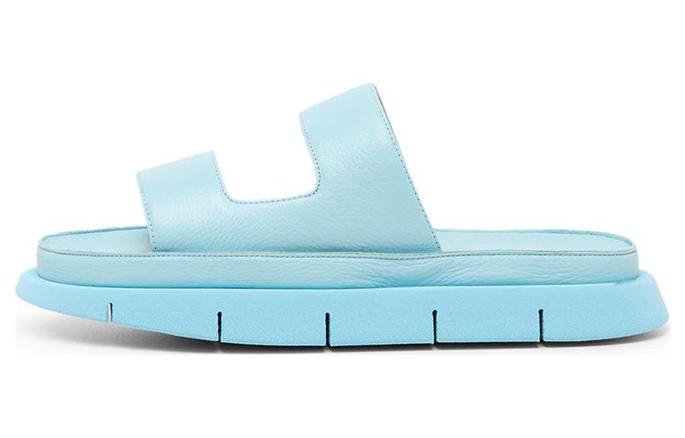 Marsèll Intagliato Slides 'Blue Minimalist'