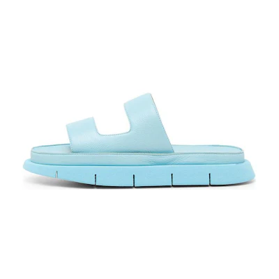 Marsèll Intagliato Slides 'Blue Minimalist'
