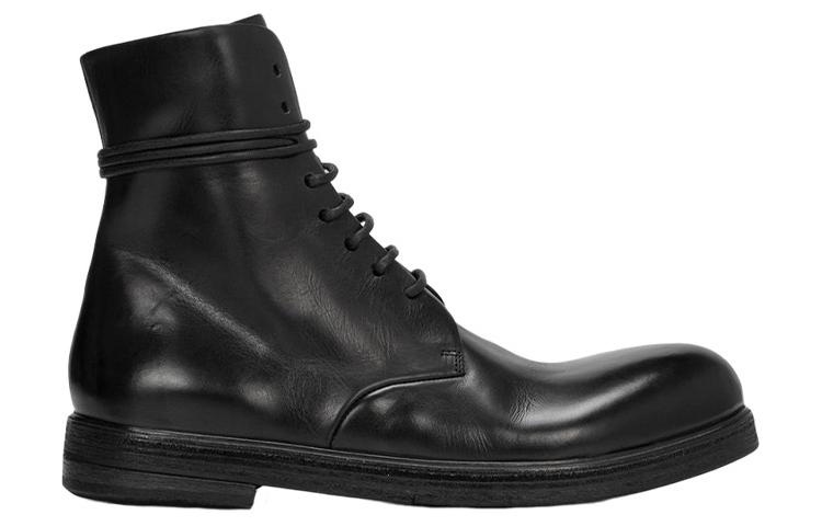 Marsèll Lace-Up Ankle Boots 'Black Leather Fashion' 圖 2