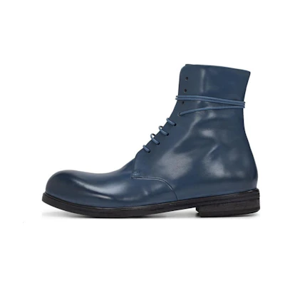 Marsèll Leather Ankle Boot 'Simplistic CMFT Blue'