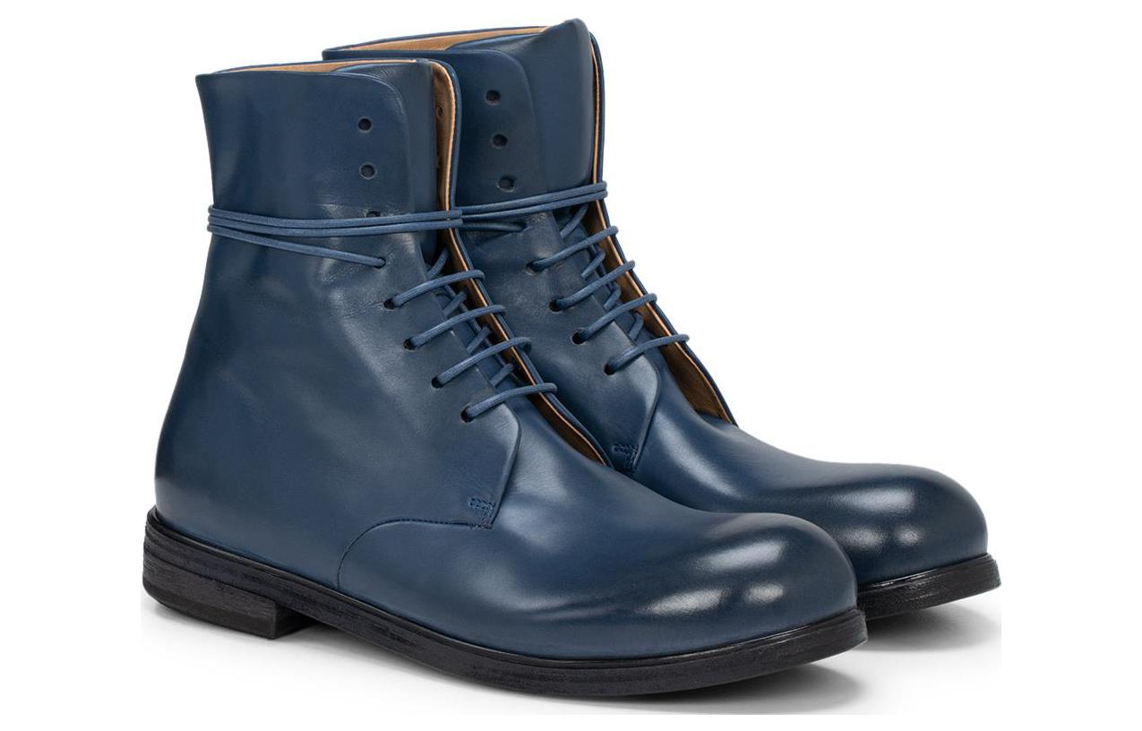 Lookbook Marsèll Leather Ankle Boot 'Simplistic Comfort Blue' MM4570193993