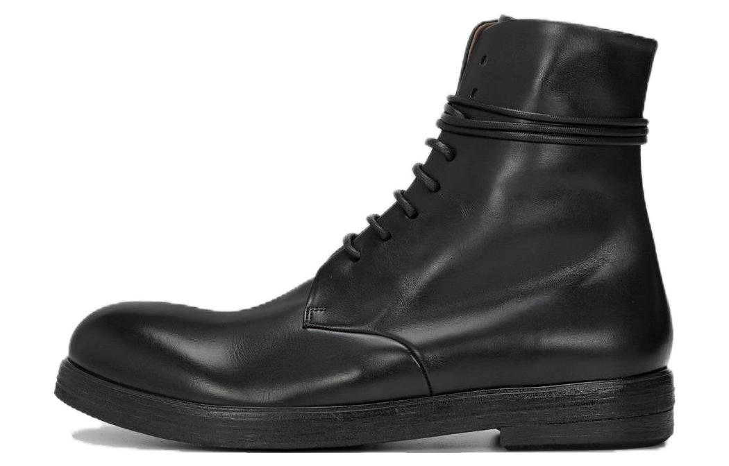 Marsèll Leather Ankle Boots 'CMFT Casual Black'