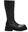 Order Boot Kulit Tinggi Marsèll 'Zip Hitam Fesyen' MM4240118666