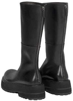 Bota Alta de Cuero Marsèll 'Negro con Cremallera de Moda' MM4240118666 Lookbook Bota Alta de Cuero Marsèll 'Negro con Cremallera de Moda' MM4240118666