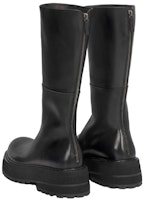 Marsèll Sepatu Bot Kulit Tinggi 'Black Zip Fashion' MM4240118666 Shop Marsèll Sepatu Bot Kulit Tinggi 'Black Zip Fashion' MM4240118666