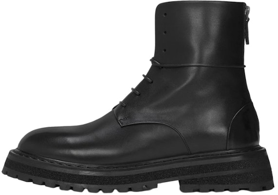 Marsèll Leather Lace-Up Ankle Boot 'Black Fashion' MM4410146666 Buy Marsèll Leather Lace-Up Ankle Boot 'Black Fashion' MM4410146666