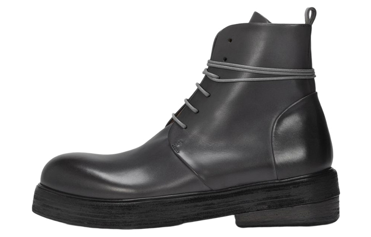 Marsèll Leather Lace-Up Ankle Boot 'Grey' MM2846118260