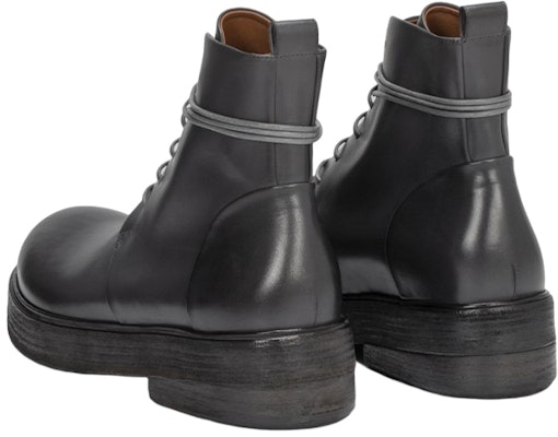 Marsèll馬塞爾 皮革 時尚綁帶 短靴 灰色 Lookbook Marsèll馬塞爾 皮革 時尚綁帶 短靴 灰色