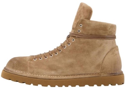 Marsèll 馬塞爾 皮革 系帶圓頭 短靴 男款 棕色 Buy Marsèll 馬塞爾 皮革 系帶圓頭 短靴 男款 棕色