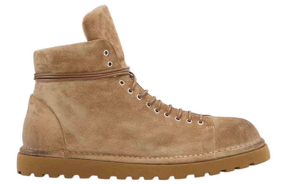 Order Bota de Piel con Cordones y Punta Redonda Marsèll 'Marrón' MMG351M186310