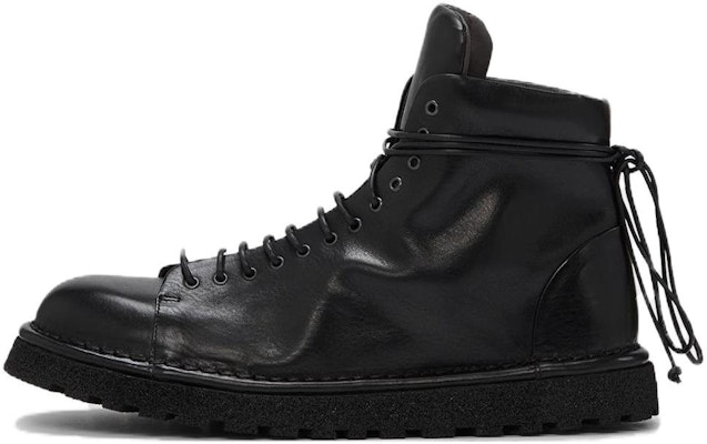 Marsèll黑色系带圆头舒适短靴 MMG351P150666 Buy Marsèll黑色系带圆头舒适短靴 MMG351P150666