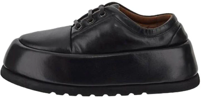Marsèll Leather Round-Toe Lace-Up Low-Top 'Black' MM4590088666 Buy Marsèll Leather Round-Toe Lace-Up Low-Top 'Black' MM4590088666