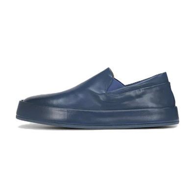 Marsèll Leather Round-Toe Slip-On Low-Top 'Blue'