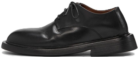 Marsèll Leather Round Toe Lace-Up 'Black Dress' MM4603093666 Marsèll Leather Round Toe Lace-Up 'Black Dress' MM4603093666