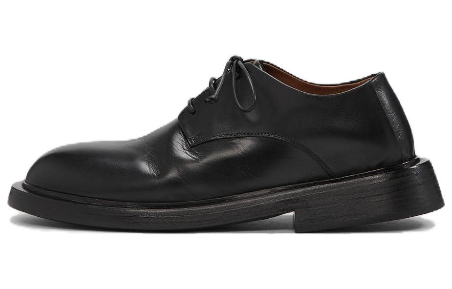 Marsèll Leather Round Toe Lace-Up 'Black Dress' MM4603093666