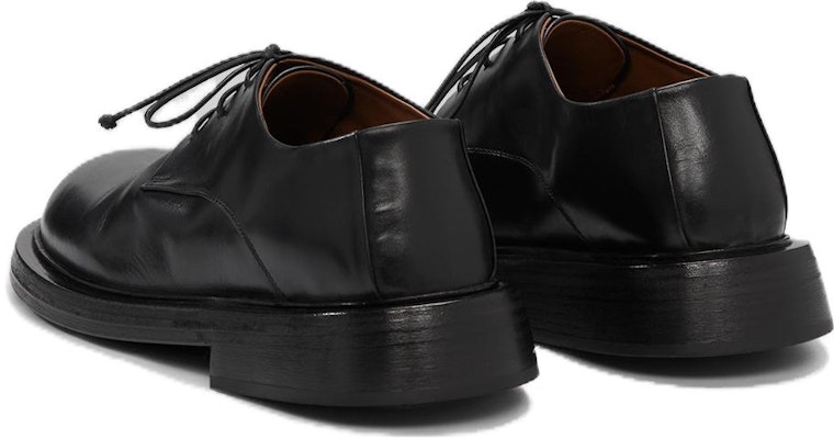 Marsèll Leather Round Toe Lace-Up 'Black Dress' MM4603093666 Purchase Marsèll Leather Round Toe Lace-Up 'Black Dress' MM4603093666