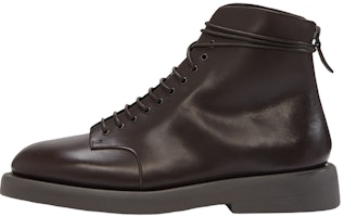 Marsèll Leather Round Toe Zip Boots 'Brown' MMG470118460 Marsèll Leather Round Toe Zip Boots 'Brown' MMG470118460