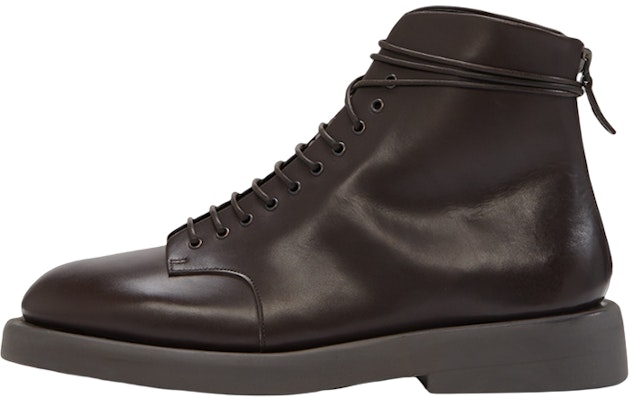 Marsèll Leather Round Toe Zip Boots 'Brown' MMG470118460 Buy Marsèll Leather Round Toe Zip Boots 'Brown' MMG470118460
