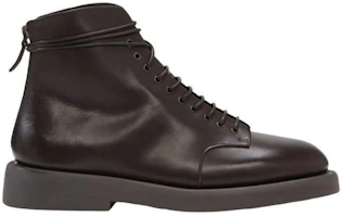 Order Marsèll Leder Stiefeletten mit Rundzeh Reißverschluss ''Braun'' MMG470118460