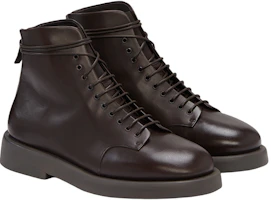 Lookbook Marsèll Leder Stiefeletten mit Rundzeh Reißverschluss ''Braun'' MMG470118460