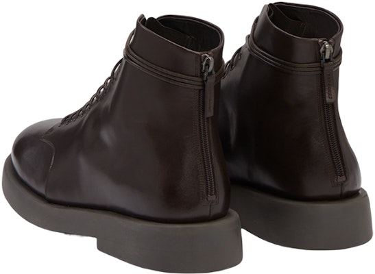 Marsèll Leather Round Toe Zip Boots 'Brown' MMG470118460 Shop Marsèll Leather Round Toe Zip Boots 'Brown' MMG470118460