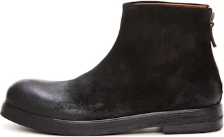 Marsèll Leather Zip Fashion Ankle Boot 'Black' MM4480141666 Marsèll Leather Zip Fashion Ankle Boot 'Black' MM4480141666