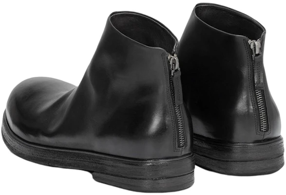 Marsèll 黑色皮革時尚短靴 MM1332115666 Shop Marsèll 黑色皮革時尚短靴 MM1332115666