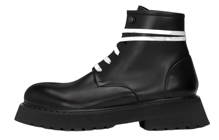 Marsèll Micarro 'Black Fashion Leather Ankle Boot' MM4186118666