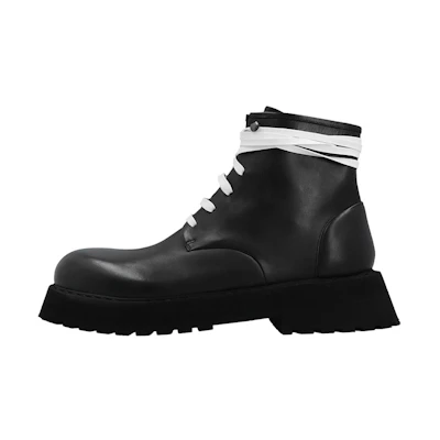 Marsèll Micarro 'Black Leather Fashion Ankle Boot'