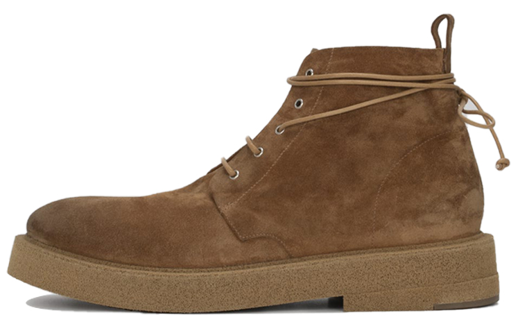 Marsèll Micrucca 'Brown Suede Lace-Up Ankle Boots'