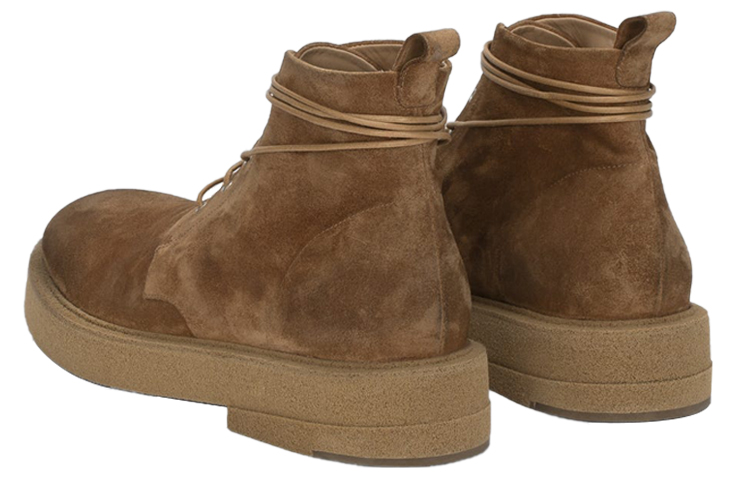 Marsèll Micrucca 'Brown Suede Lace-Up Ankle Boots' 圖 3