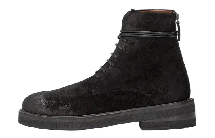 Marsèll Parrucca 'Black Leather Ankle Boot'