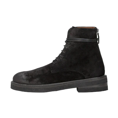 Marsèll Parrucca 'Black Leather Ankle Boot'