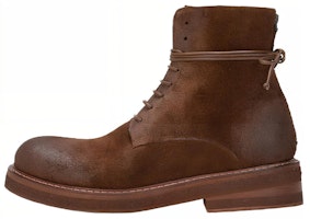 Marsèll 雕花棕色皮革靴子 MM2961186444 Buy Marsèll 雕花棕色皮革靴子 MM2961186444