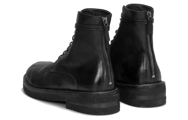 Marsèll Parrucca Boots 'Black Zip Round-Toe' 圖 4