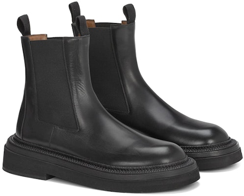 Marsèll 馬塞爾 Pollicione 皮革鞋面切爾西靴 男款 黑色 Lookbook Marsèll 馬塞爾 Pollicione 皮革鞋面切爾西靴 男款 黑色