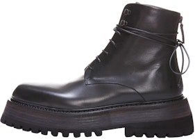 Marsèll Quadrarmato 'Black Leather Lace-Up Ankle Boots' MM4088118666 Marsèll Quadrarmato 'Black Leather Lace-Up Ankle Boots' MM4088118666