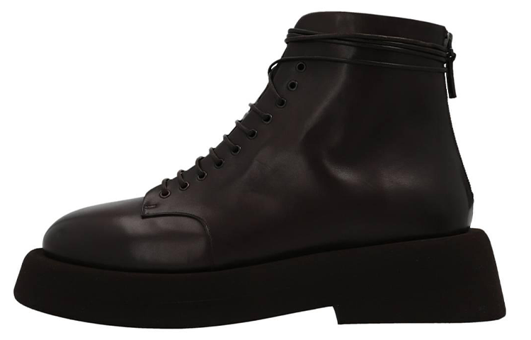 Marsèll Round-Toe Lace-Up Boots 'Black'