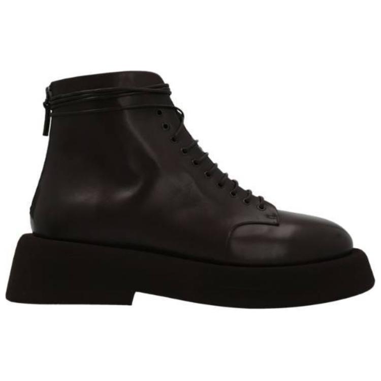 Marsèll Round-Toe Lace-Up Boots 'Black' 圖 2
