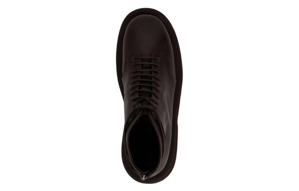 Marsèll Round-Toe Lace-Up Boots 'Black' 圖 4