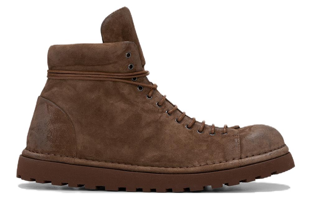 Marsèll Round Toe Lace-Up Boots 'Brown' 圖 2