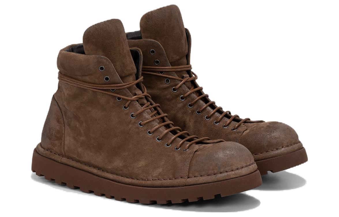 Marsèll Round Toe Lace-Up Boots 'Brown' 圖 3