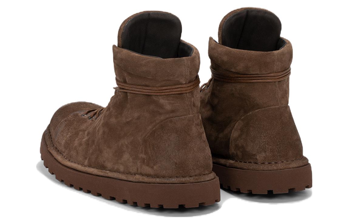 Marsèll Round Toe Lace-Up Boots 'Brown' 圖 4