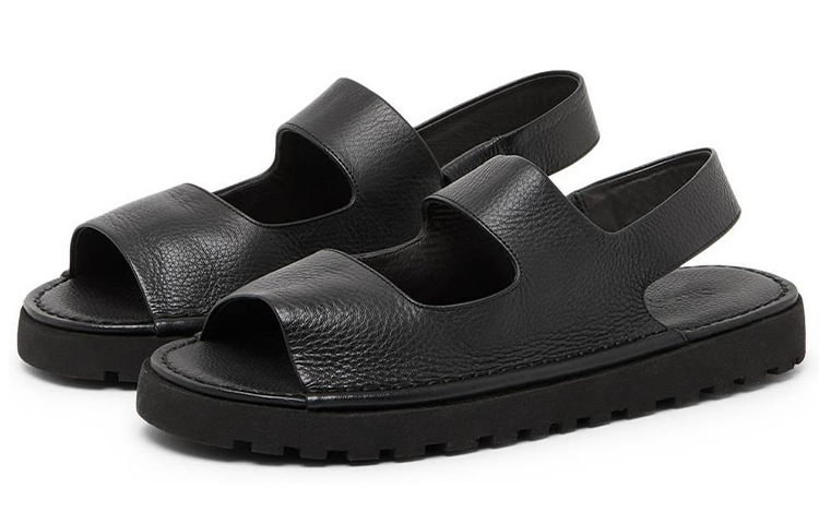 Marsèll Sanpomice Leather Sandal 'Black Slide' 圖 2