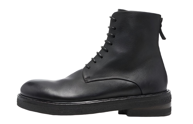 Marsèll Short Fashion Boot with Straps 'Black'
