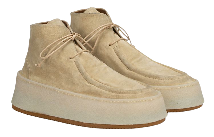 Lookbook Marsèll Suede Chunky Lace-Up Boots 'Khaki' MM4328141337H330