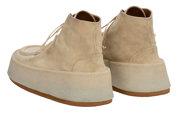 Shop Marsèll Suede Chunky Lace-Up Boots 'Khaki' MM4328141337H330