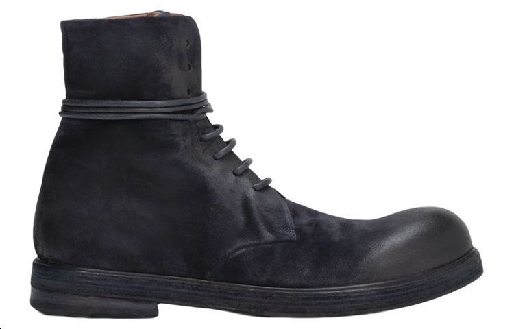 Marsèll Suede Fashion Lace-Up Boots 'Blue' 圖 2